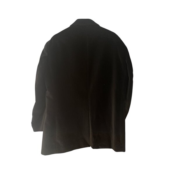 Faconnable Jeans Black Velvet Blazer Jacket Men’s XL — Designed in France, Luxur - Picture 8 of 16